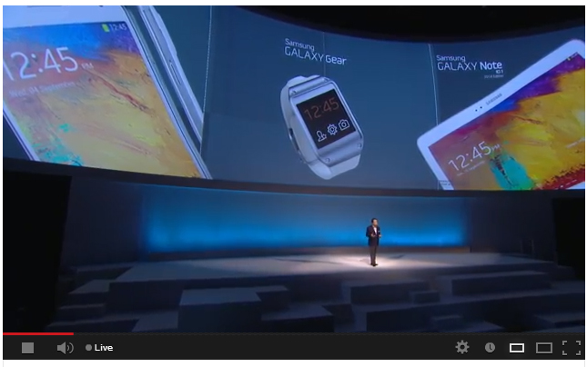 Samsung Unveiled The Galaxy Note III and Smartwatch Galaxy Gear