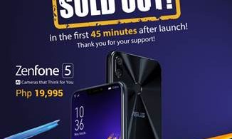 Zenfone 5 Gets Sold Out In Just 45 Minutes!
