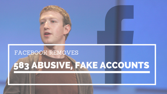 Facebook removes 583 Million abusive, fake accounts