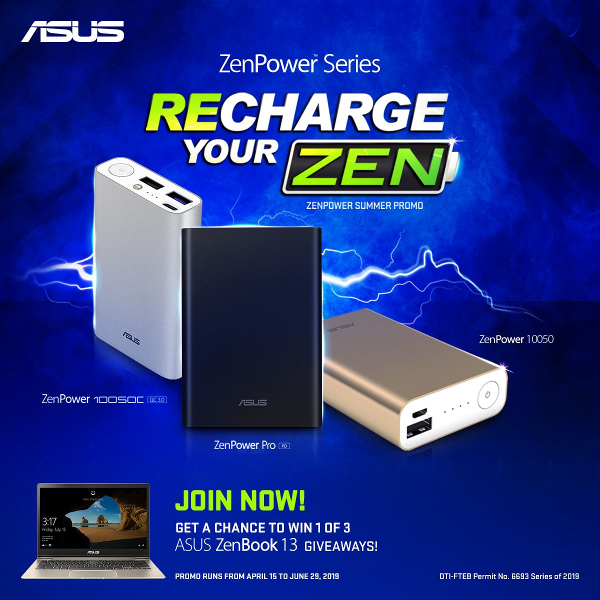 ASUS PHILIPPINES POWERS UP THE SUMMER SEASON WITH THE “RECHARGE YOUR ZEN” PROMO