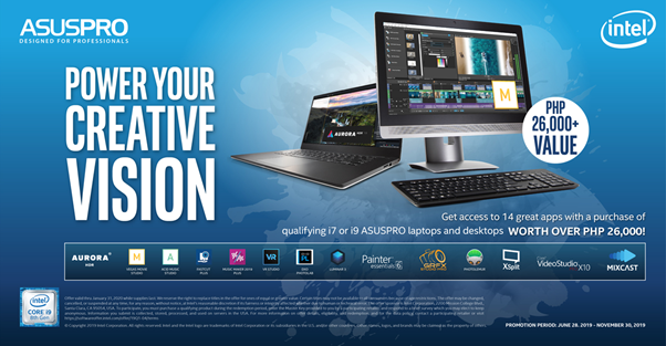 ASUSPRO and Intel Launch the Exclusive “Ultimate Creativity Pack”