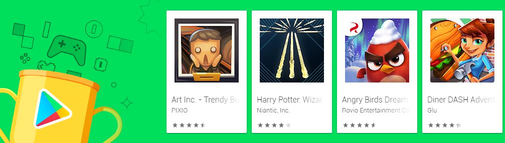 Screenshot photo of the Google Play's Best of 2019 Games