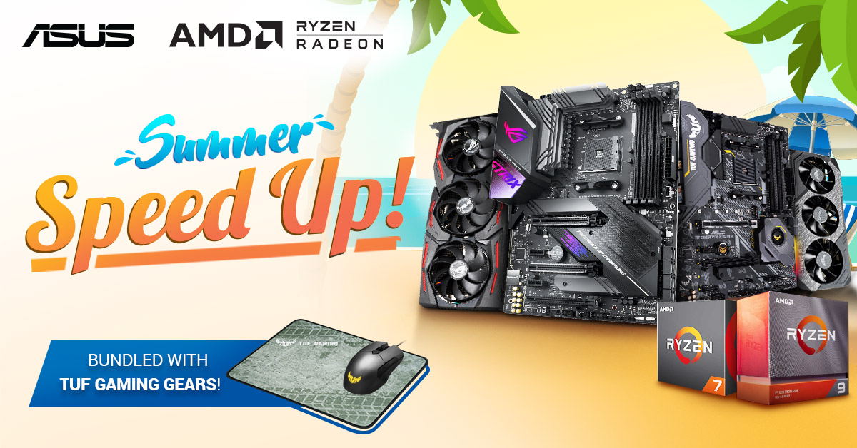 ASUS and AMD team up for the summer with an upgrade bundle promo