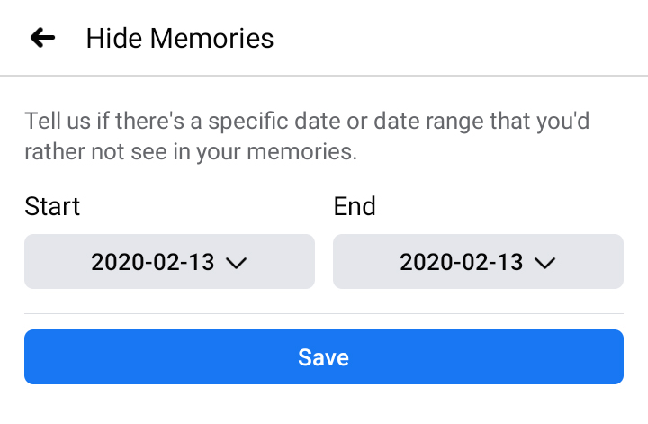 How to Hide Facebook Memories