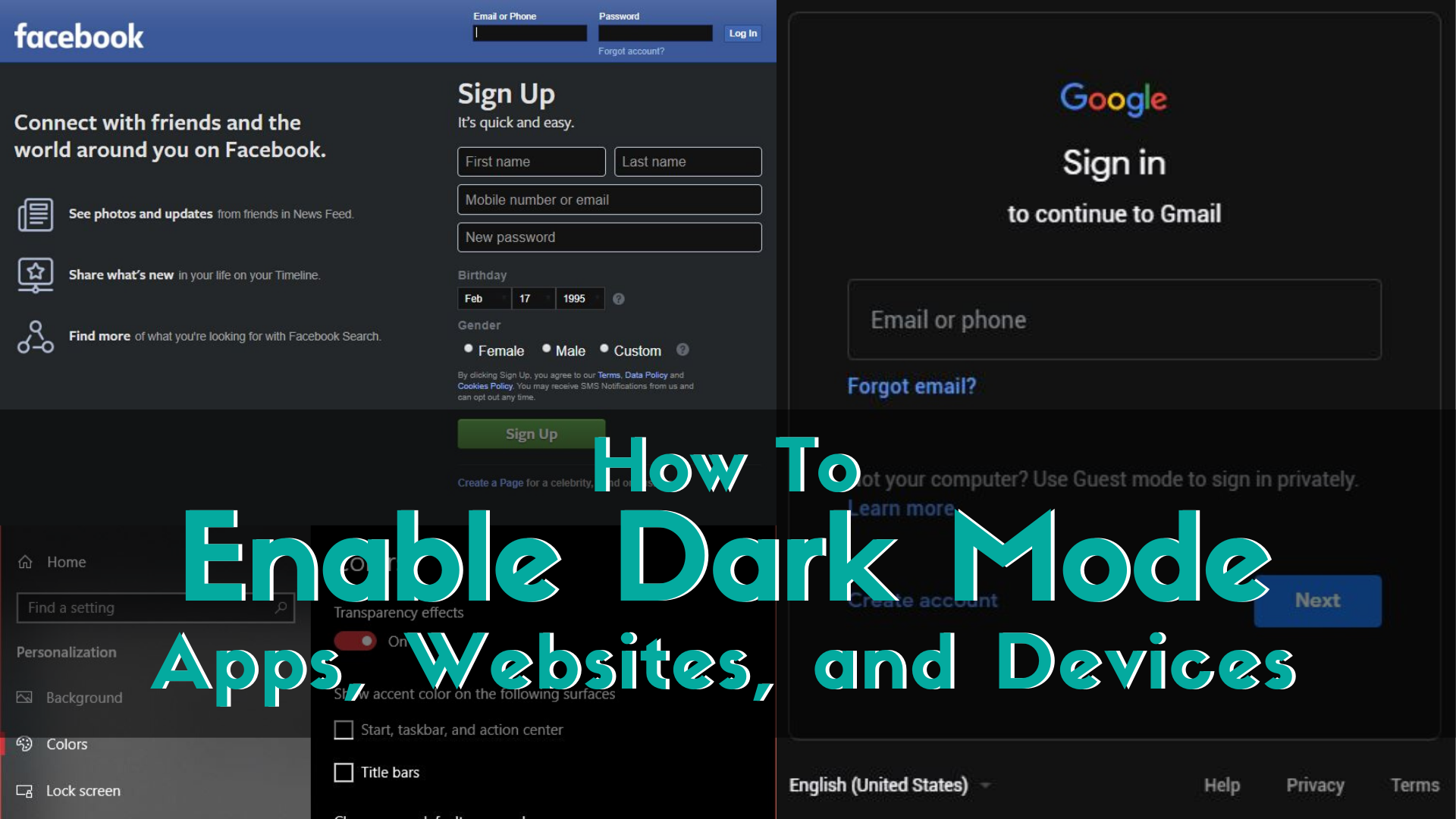 How To Enable Dark Mode: Apps, Websites, and Devices