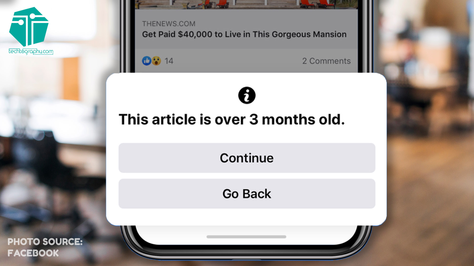 Facebook will Inform Users When They’re About to Share Old News