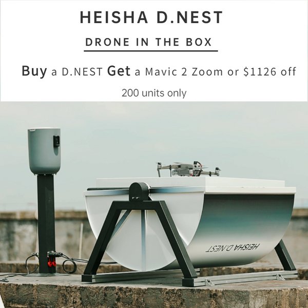 HEISHA Launches Its Latest Advanced Drone-in-the-Box Hardware Platform – D.NEST