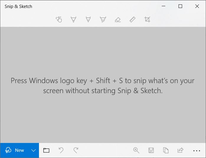 A screenshot of the Snip & Sketch. This photo is for the "How to Screenshot in Laptop" blog of TechToGraphy.
