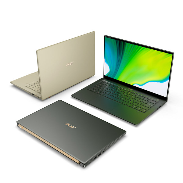 Acer Announces Availability of New Swift 5 and Swift 3 Notebooks Powered by 11th Gen Intel Core Processors, Swift 5 Verified as An Intel Evo Platform Notebook