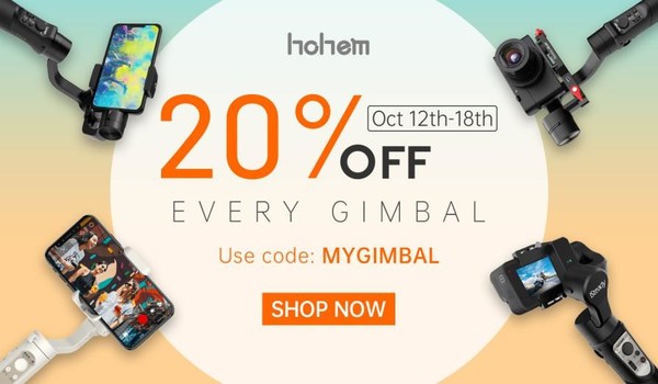 Hohem Tech Introduce The Best Gimbal Discount Deals on 2020 Amazon Prime Day