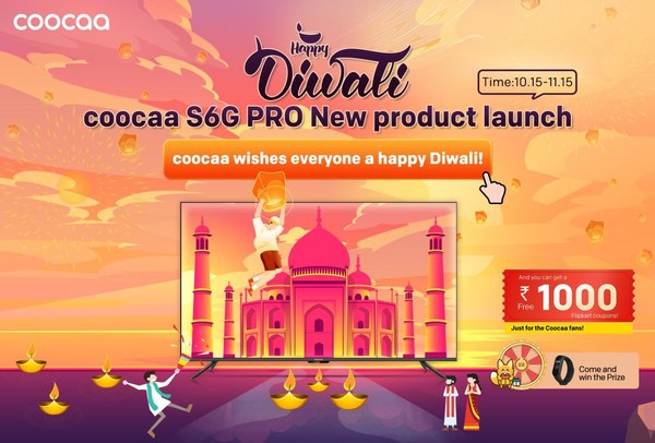 coocaa Kicks Off Diwali with Official S6G Pro Launch in India and Flipkart Vouchers for coocaa Subscribers
