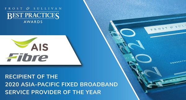 AIS Commended by Frost & Sullivan for Dominating the Asia-Pacific Fixed Broadband Market with Its 5G Services