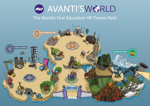 Avanti’s World – Introducing The World’s First Educational Virtual Reality Theme Park