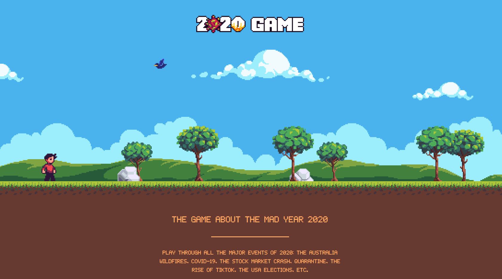 2020 Game: A Game that Will Take You Back to a Mad Year