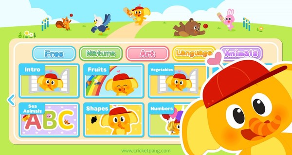 CricketPang Kindergarten, an educational app by You Need Character, exceeds 60,000 downloads a month after launch.