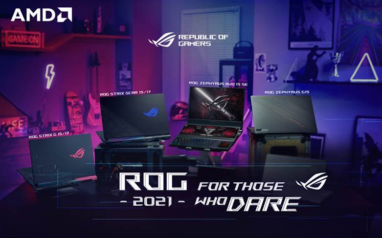 ROG Philippines, First to Announce Release of the 2021 Gaming Laptops with AMD Ryzen™ 5000 Series Processors and NVIDIA® GeForce® RTX 3000 Series