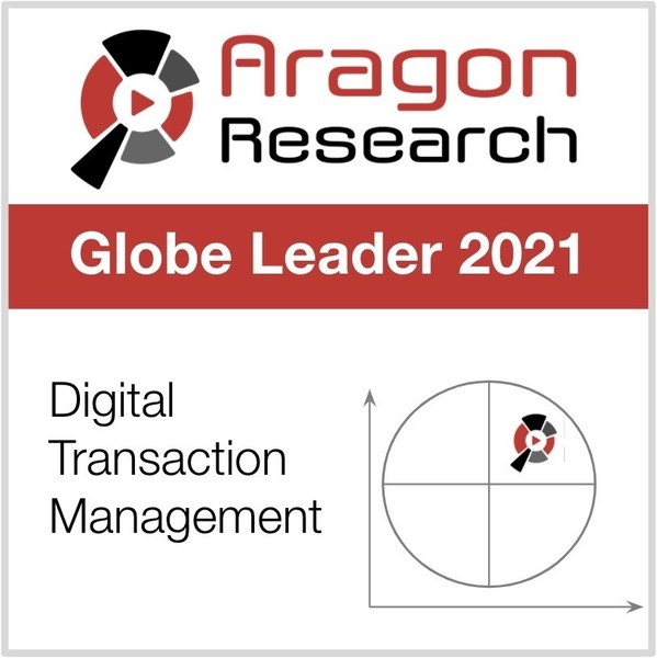 Nintex Named a Leader in The Aragon Research Globe™ for Digital Transaction Management, 2021