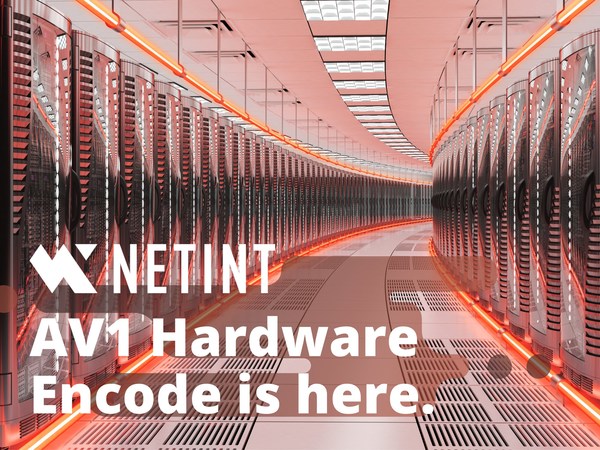NETINT Announces the World’s First Commercially Available Hardware AV1 Video Encoder for the Data Center