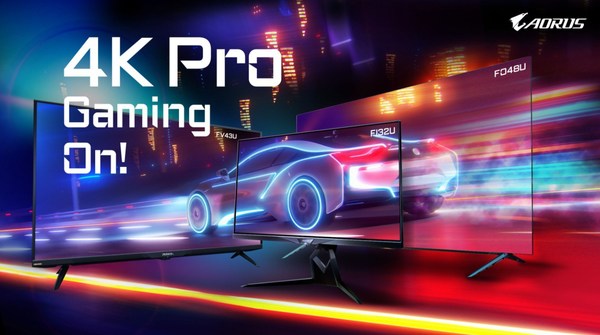 4K Pro Gaming On! GIGABYTE AORUS Introduces 4K Tactical Gaming Monitors