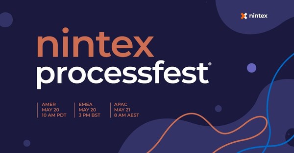 Automation Event of the Year – Nintex ProcessFest® 2021 – Goes Virtual on 20 May