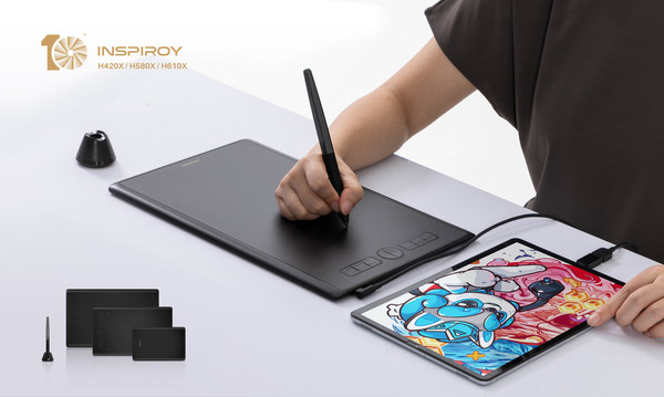 Huion Unveils Inspiroy H420X, H580X, and H610X: Tenth Anniversary Special Edition to Empower Every Artist Around the World