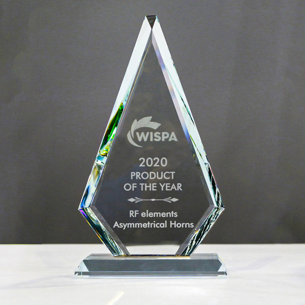 RF elements Asymmetrical Horns Voted for 2020 WISPA Product of the Year Award for the second consecutive year