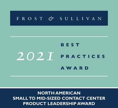 Verizon Business wins Frost & Sullivan 2021 North American Product Leadership Award for Contact Center Hub