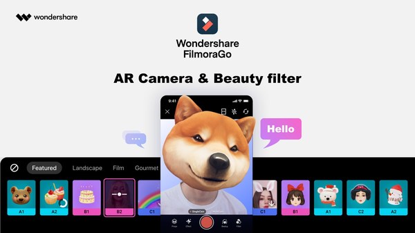 Wondershare FilmoraGo iOS 5.8.0 Presents Its New Creative Feature: AR Camera