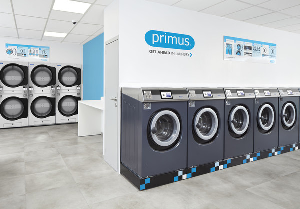 How should a laundromat look in 2021? Connected and fully remotely controlled with Primus XControl FLEX