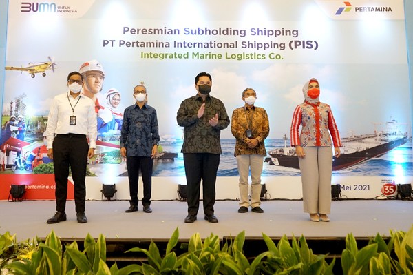 Minister of State-Owned Enterprises, Erick Thohir Announces PT Pertamina International Shipping as the Company’s First Subholding Shipping Company