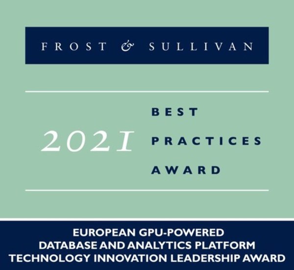 Brytlyt Lauded by Frost & Sullivan for Building BrytlytDB, a GPU-powered Analytics Platform that Is Transforming the Way Companies Leverage Data