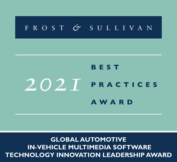 Cinemo Receives 2021 Frost & Sullivan Technology Innovation Leadership Award