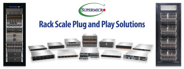 Supermicro Introduces Rack Scale Plug and Play Solutions Delivering Pre-Defined and Pre-Tested @ Scale Data Center Configurations for Cloud, AI, and 5G/Edge