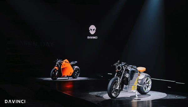 Davinci Introduces the DC100 high-performance, long range, rapid-charging electric motorcycle