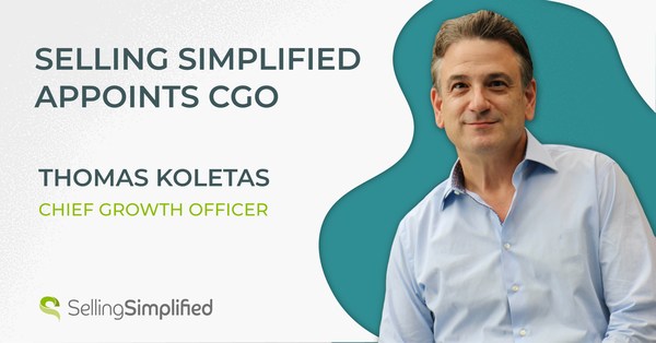 Selling Simplified Appoints Thomas Koletas as Chief Growth Officer