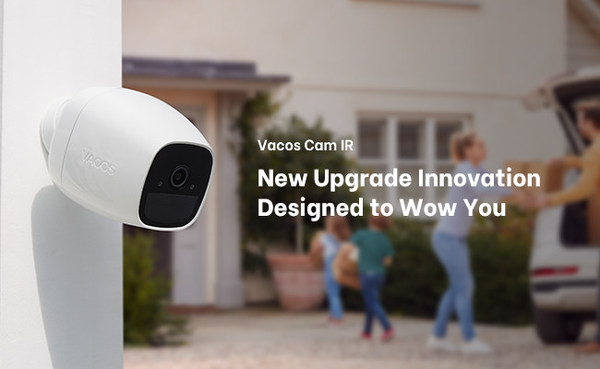 Vacos Is Back with Vacos Cam IR Version, a 100% Wire-Free Green AI Security Camera Goes Everywhere