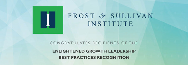 Frost & Sullivan Institute Recognizes Industry Leaders for Enlightened Growth Leadership
