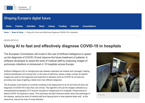 InferVision AI Assists the European Commission Monitoring COVID-19 Variants