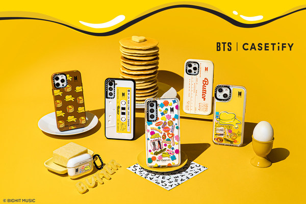 CASETiFY Reunites with 21st century Pop Icons, BTS for a Delicious Collection Inspired by “Butter”