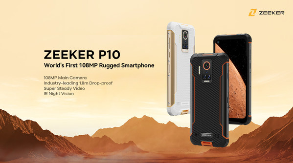 ZEEKER Reveals World’s First Rugged Phone Equipped with 108MP Camera Sensor
