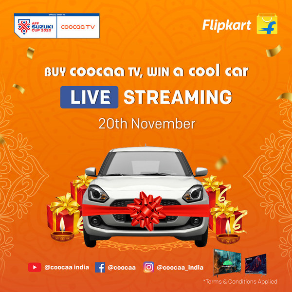 coocaa’s Diwali Promotion on Flipkart keeps growing enormous popularity as it approaches the end