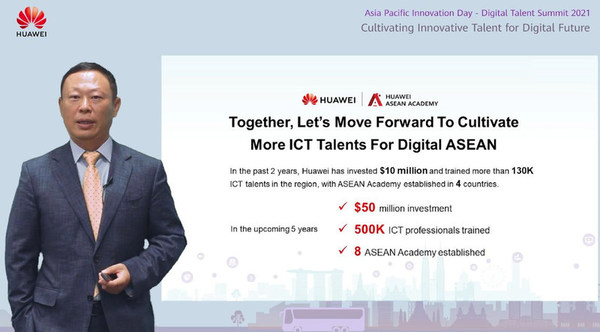 Huawei announces plan to cultivate 500,000 digital talents in 5 years for APAC