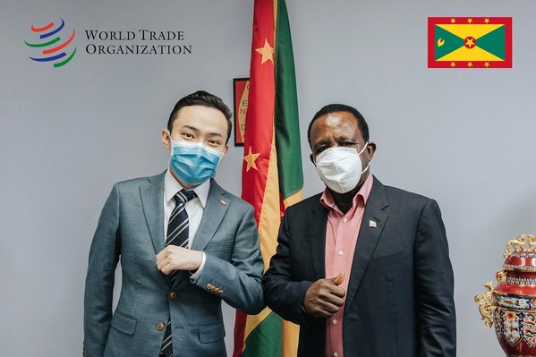 Justin Sun Appointed as the WTO Ambassador for Grenada By The Ministry of Foreign Affairs