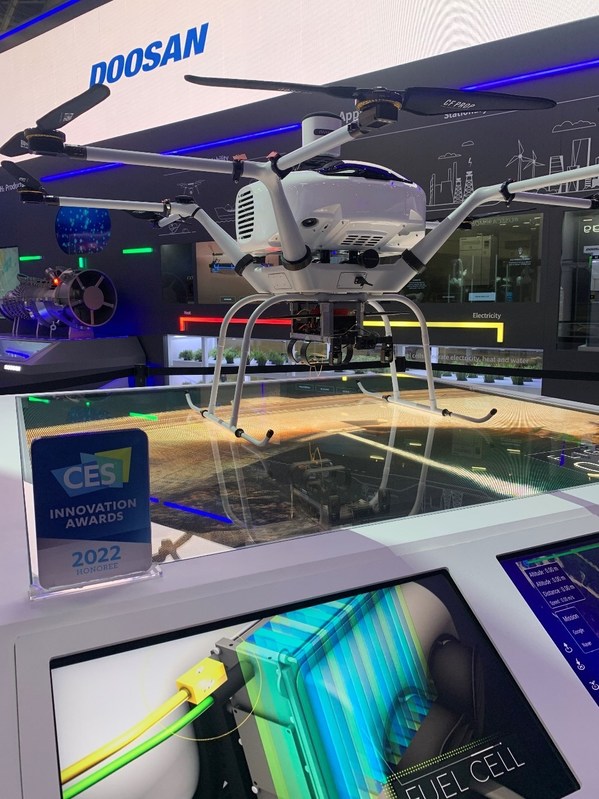 Doosan Mobility Innovation and 42air Signs MOU for Hydrogen Powered Fuel Cell Drone Delivery Service at CES 2022