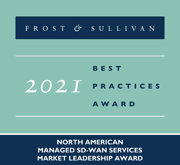 Frost & Sullivan Recognizes AT&T with the 2021 North American Managed SD-WAN Services Market Leadership Award