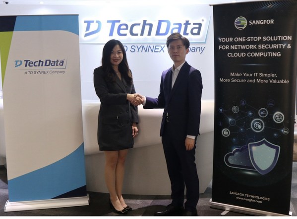 Tech Data Distribution (Hong Kong) enters into Strategic Partnership with Sangfor Technologies to provide customized services and total solutions to clients