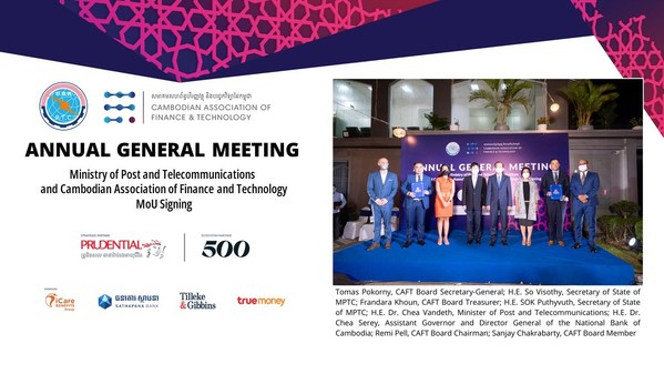 Cambodian Association of Finance and Technology (CAFT) Partners with the Ministry of Post and Telecommunications during CAFT 2nd Annual General Meeting