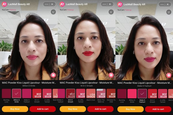 Lazada launches new augmented reality virtual try-on for beauty lovers