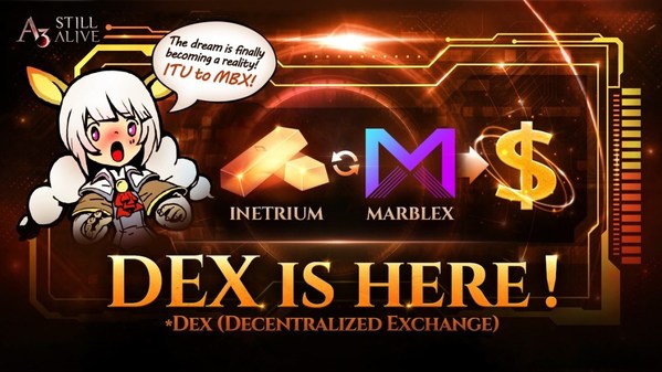 A3: STILL ALIVE’S MARBLEX WALLET DEX SERVICE INTEGRATION OFFICIALLY LAUNCHES