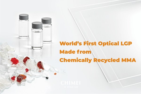 CHIMEI Announces the World’s First Optical Light Guide Plate Made from Chemically Recycled MMA
